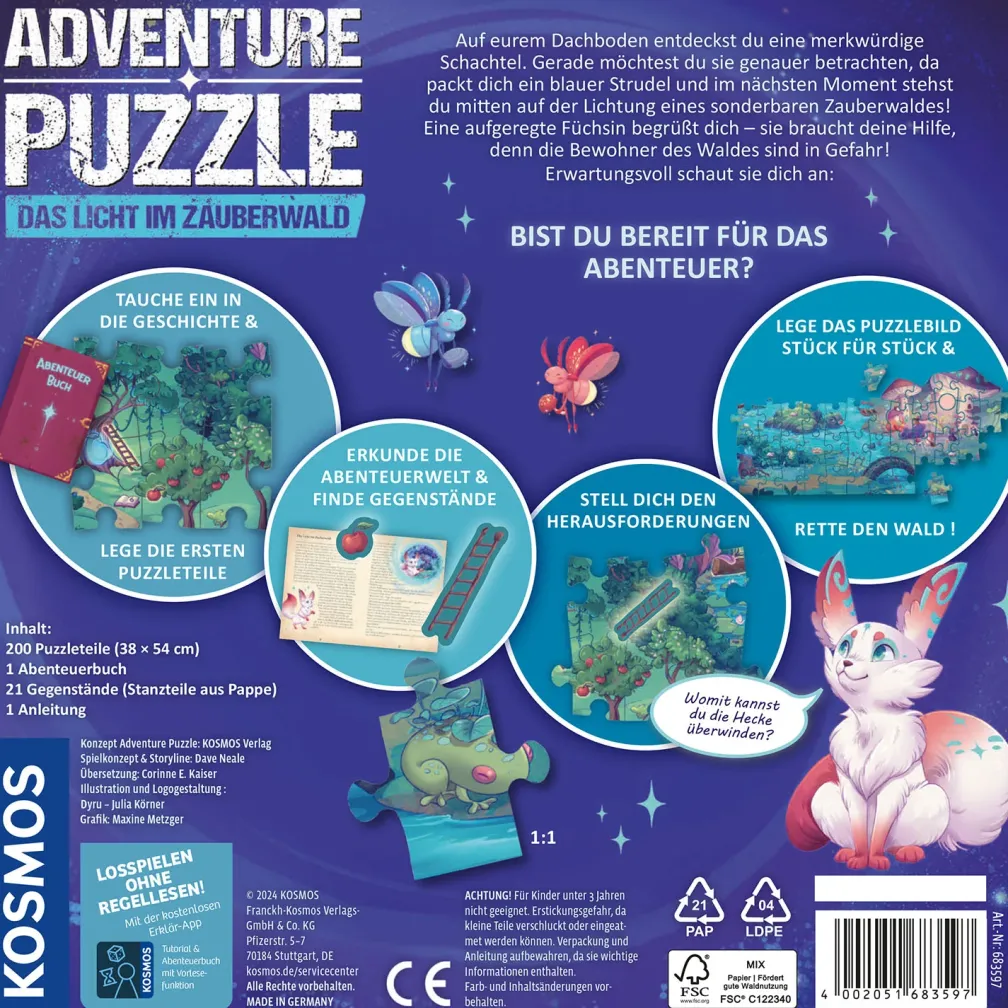 Adventure Puzzle: Das Licht im Zauberwald