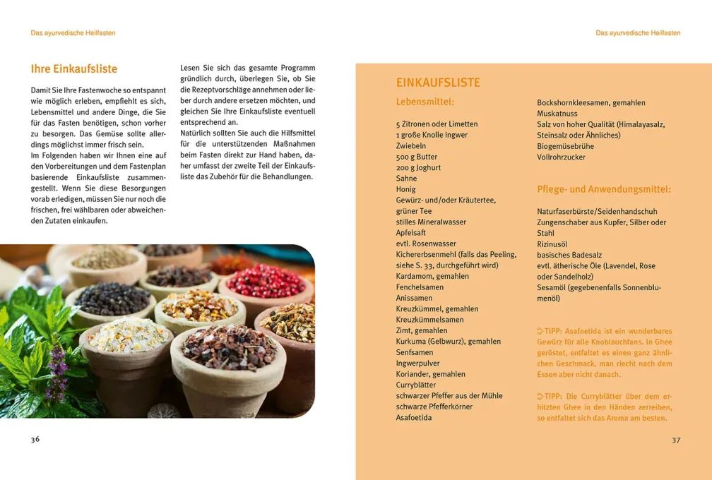 Ayurvedisches Heilfasten