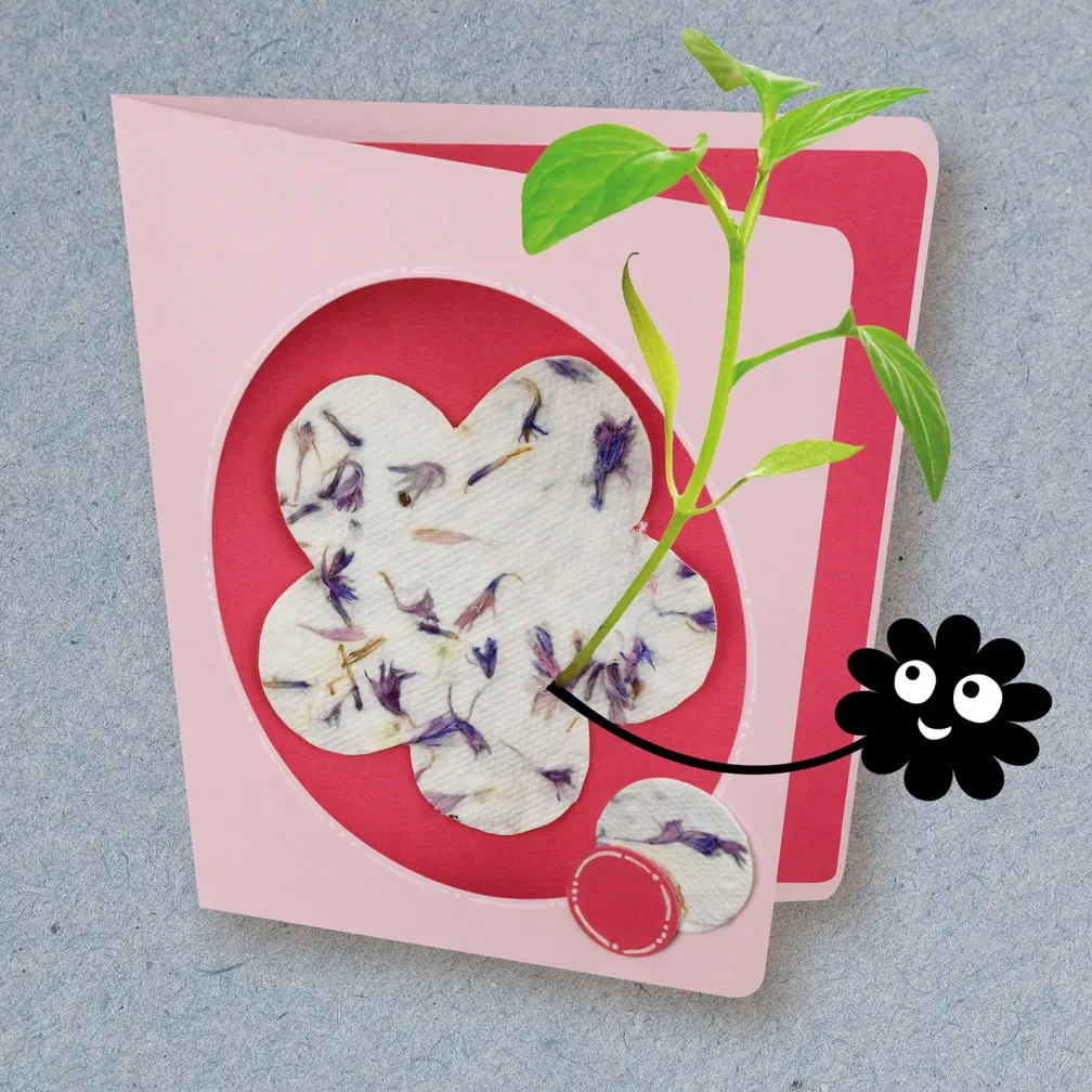Blühendes Papier