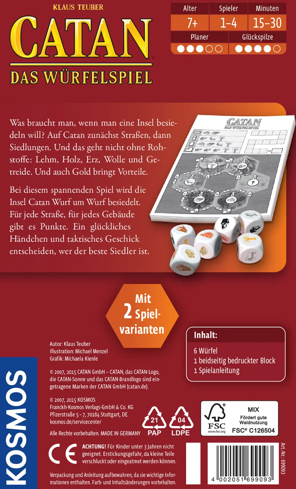 CATAN - Das Würfelspiel
