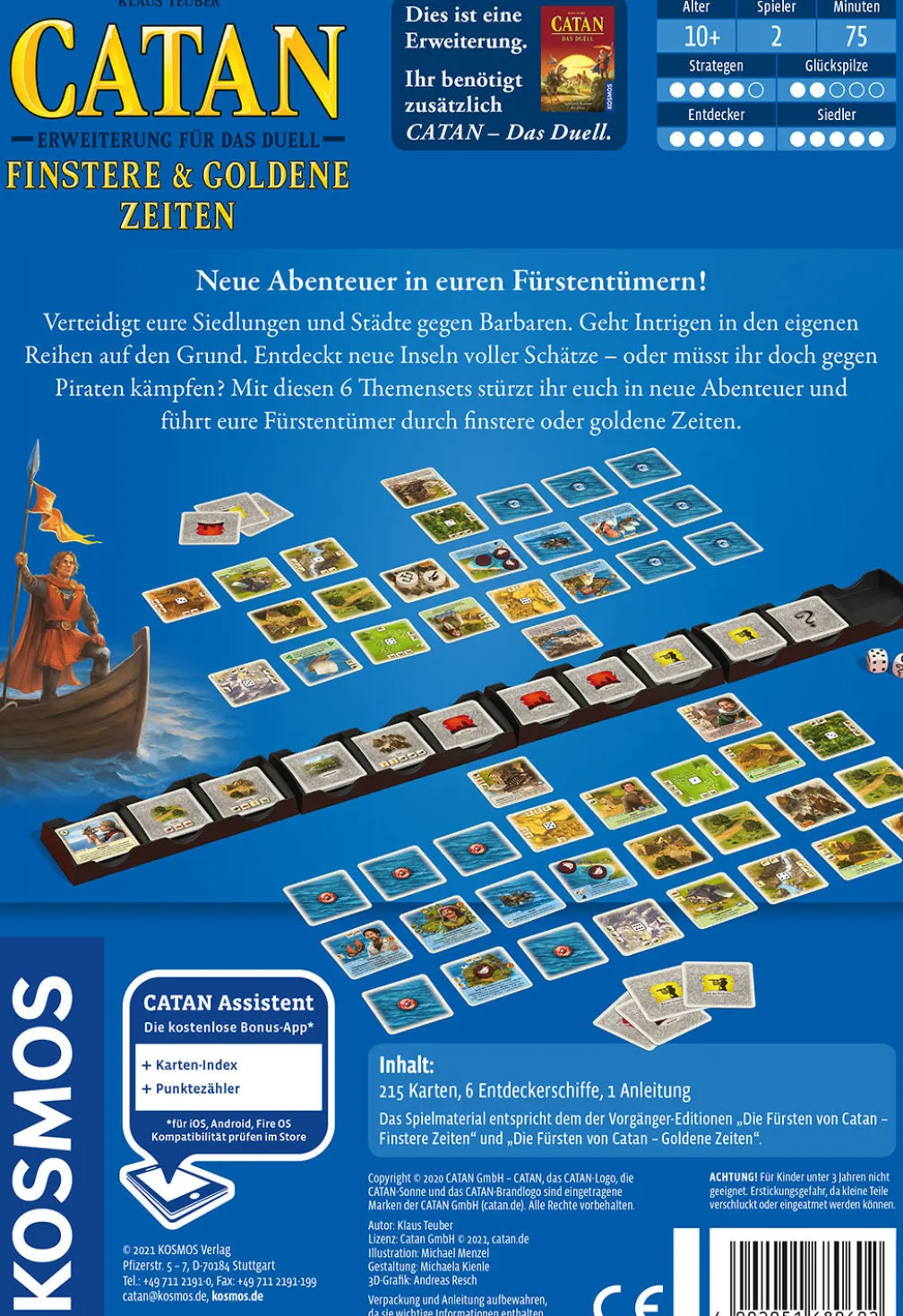 Catan - Erweiterung für das Duell - Finstere & Goldene Zeiten