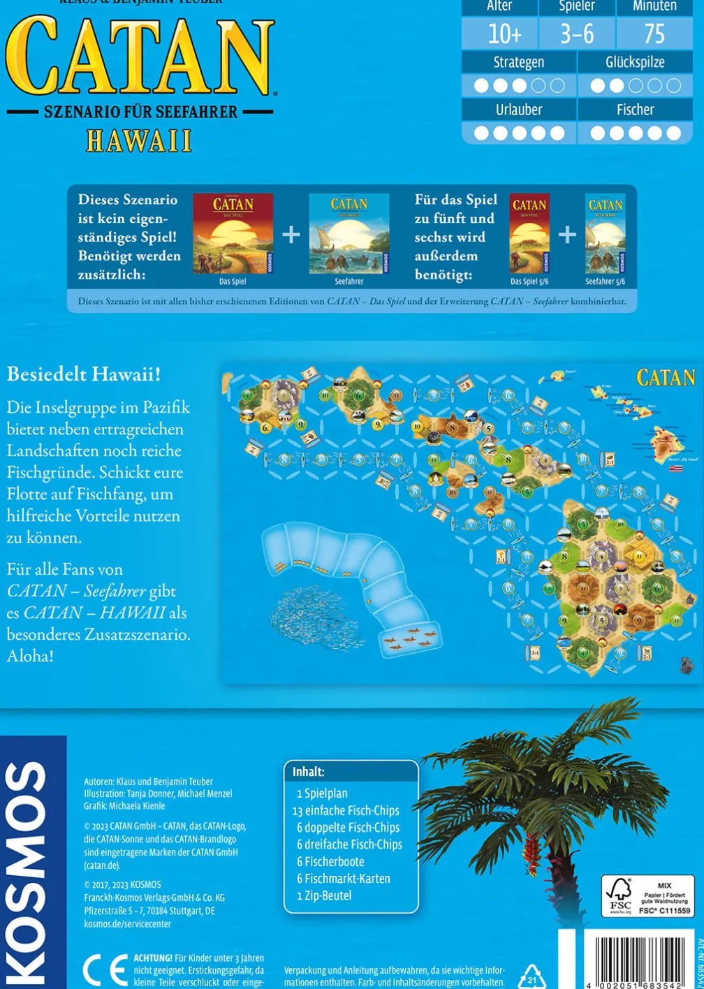 CATAN - Szenario für Seefahrer - Hawaii