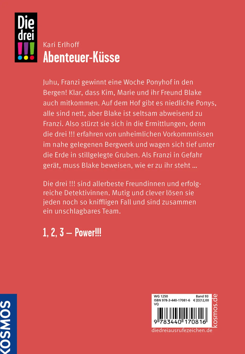 Die drei !!!, 93, Abenteuer-Küsse