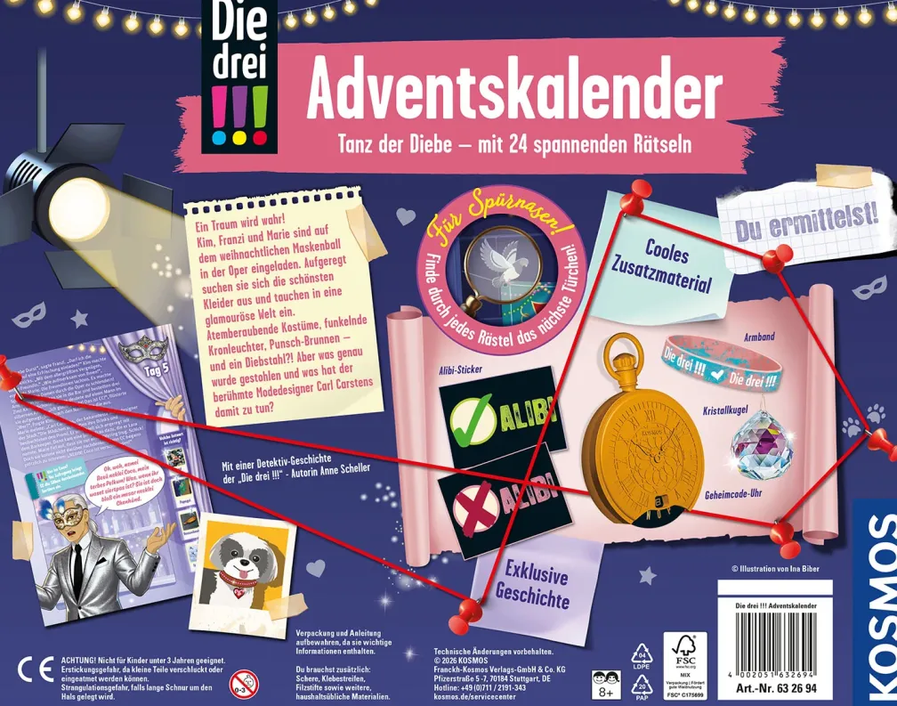 Die drei !!!- Adventskalender 2026