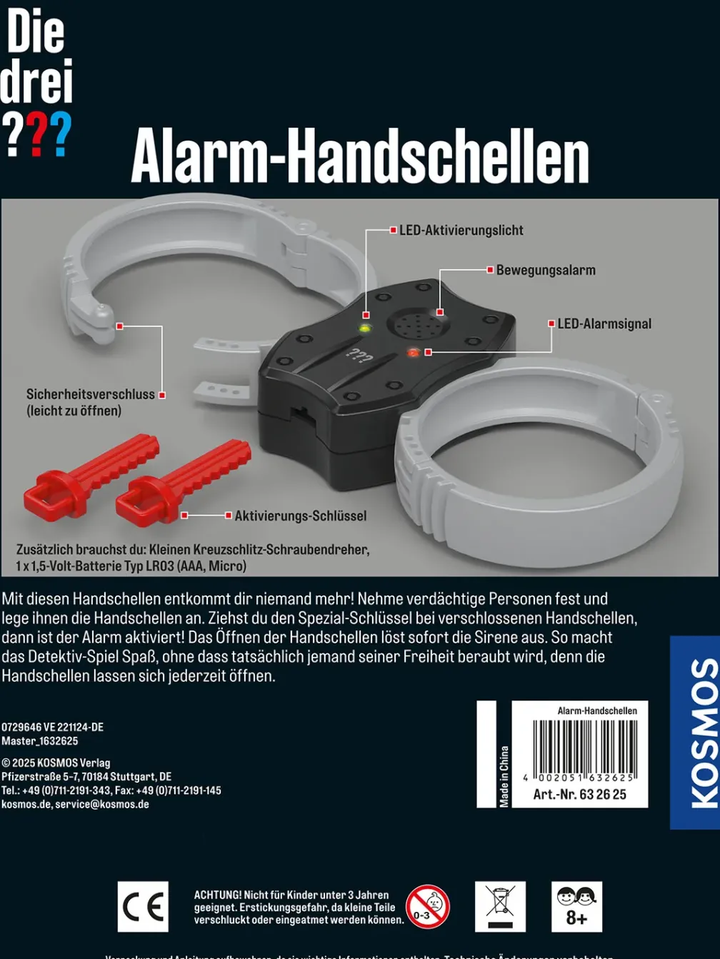 Die Drei ??? - Alarm-Handschellen