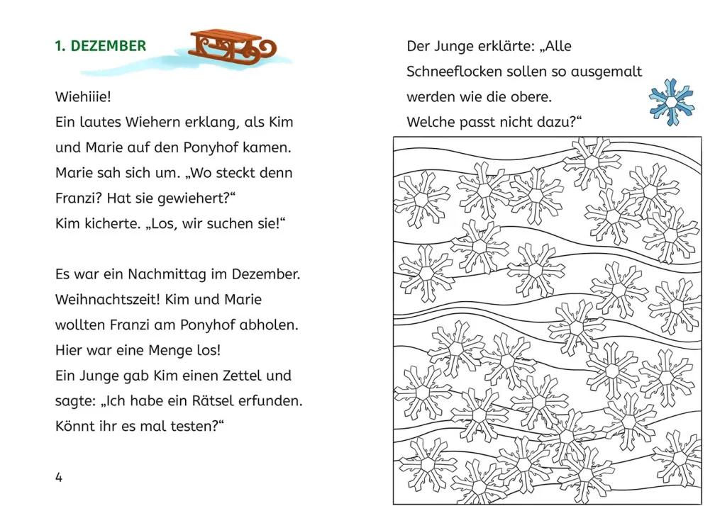 Die drei !!!, Bücherhelden 2. Klasse, Adventskalender, Wirbel um das Weihnachts-Pony