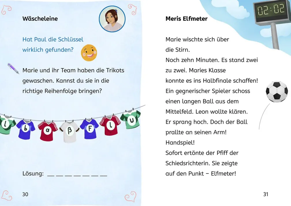 Die drei !!!, Bücherhelden 2. Klasse, Falsches Spiel beim Fußball