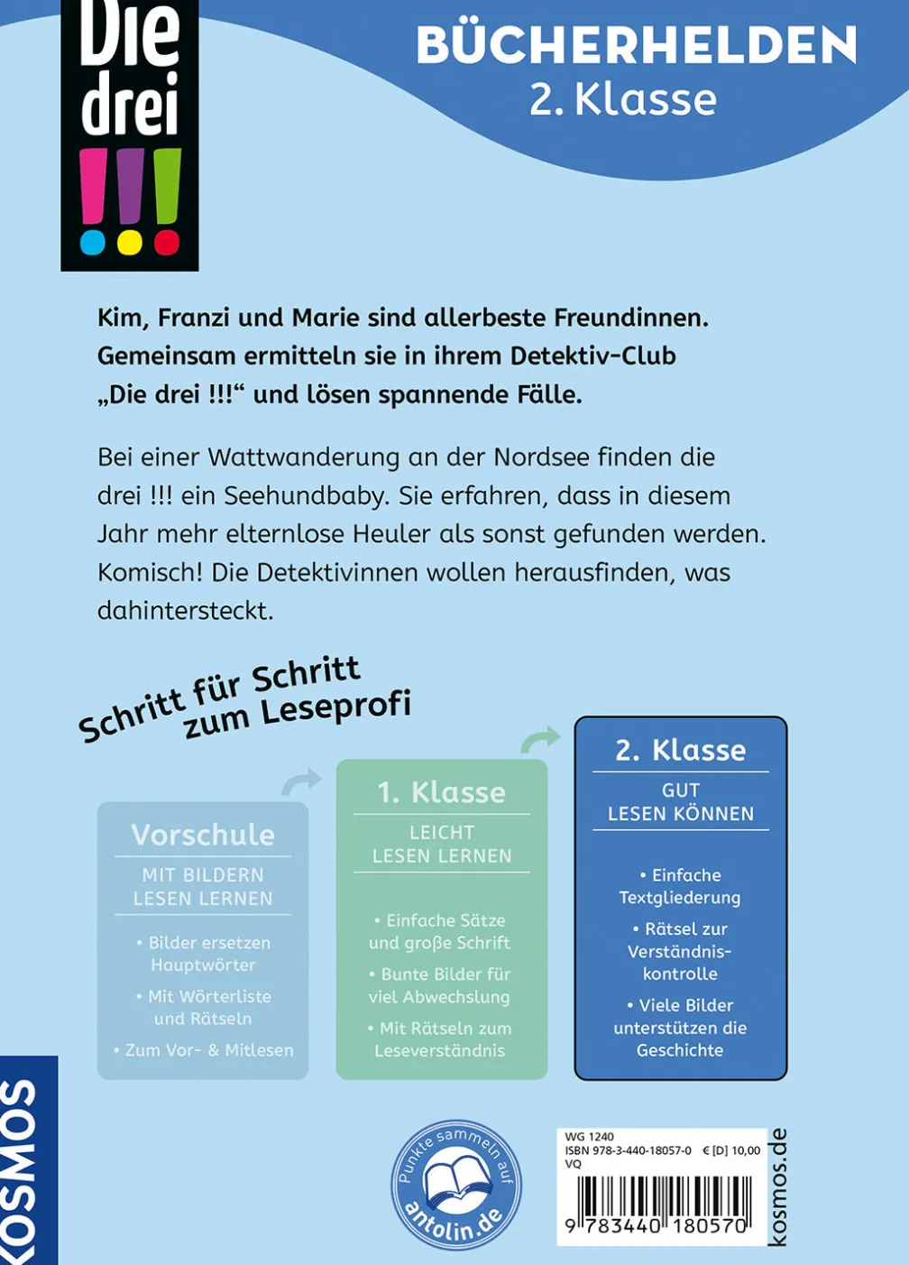 Die drei !!!, Bücherhelden 2. Klasse, Seehund ahoi!