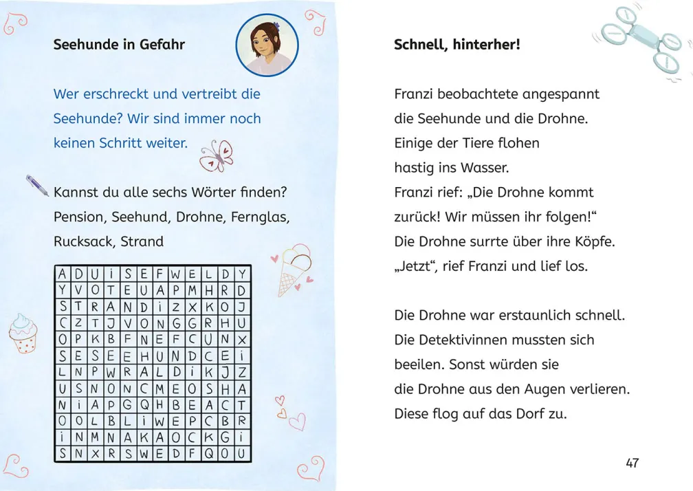 Die drei !!!, Bücherhelden 2. Klasse, Seehund ahoi!