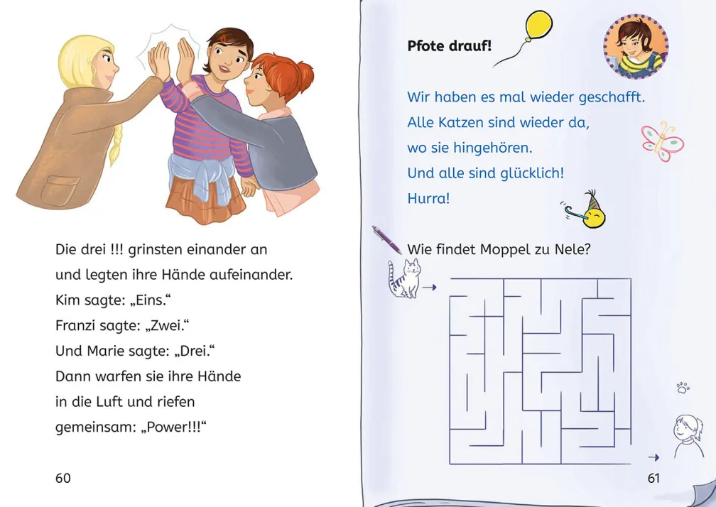 Die drei !!!, Bücherhelden 2. Klasse, Tatort Katzen-Café