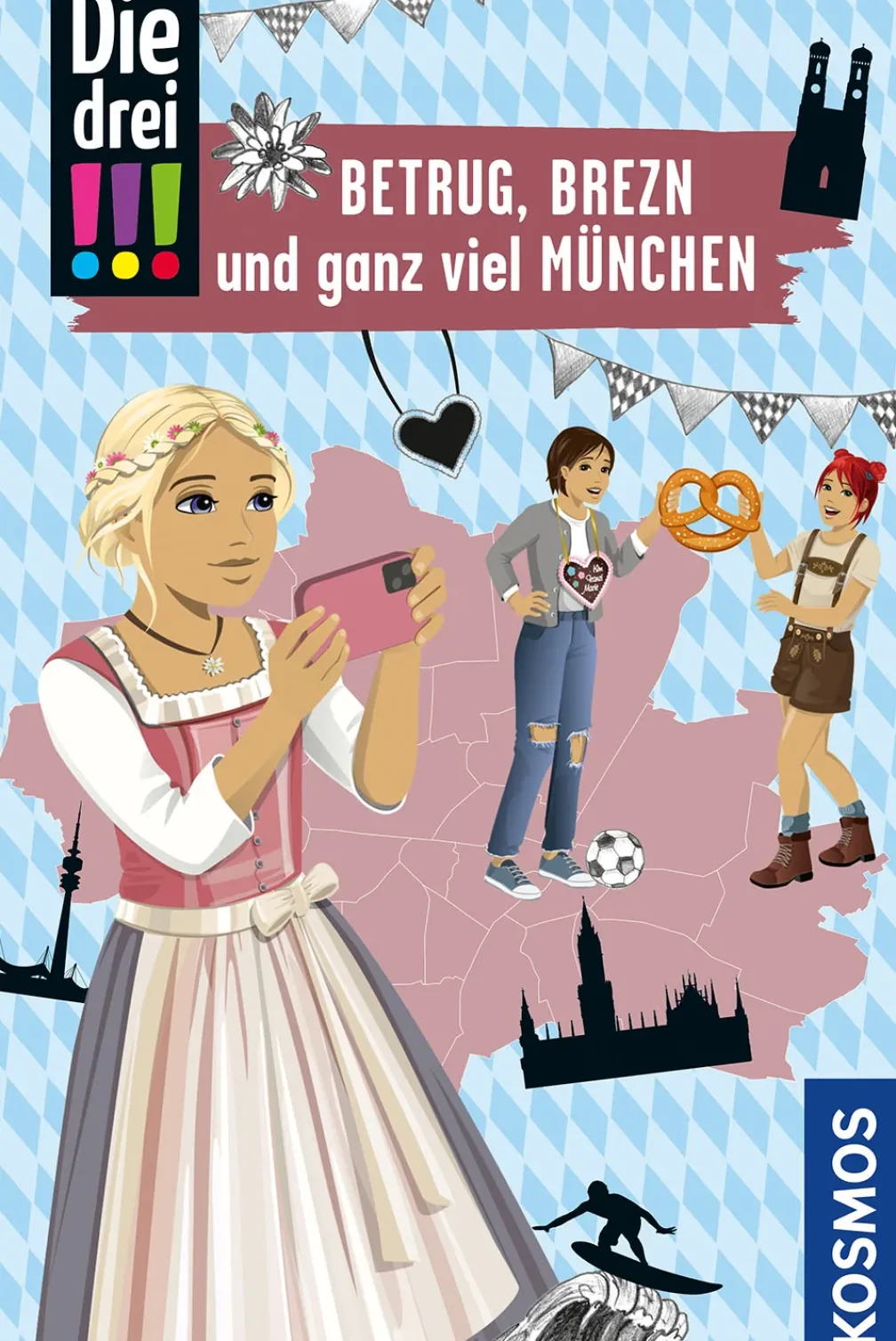 Die drei !!!, Betrug, Brezn und ganz viel München