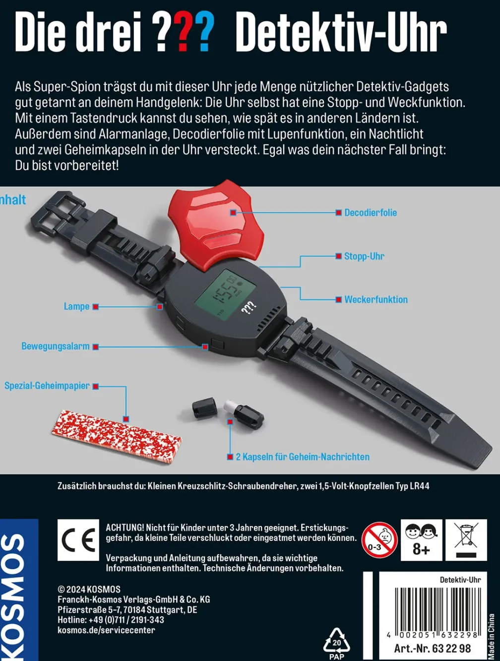 Die drei ??? - Detektiv-Uhr