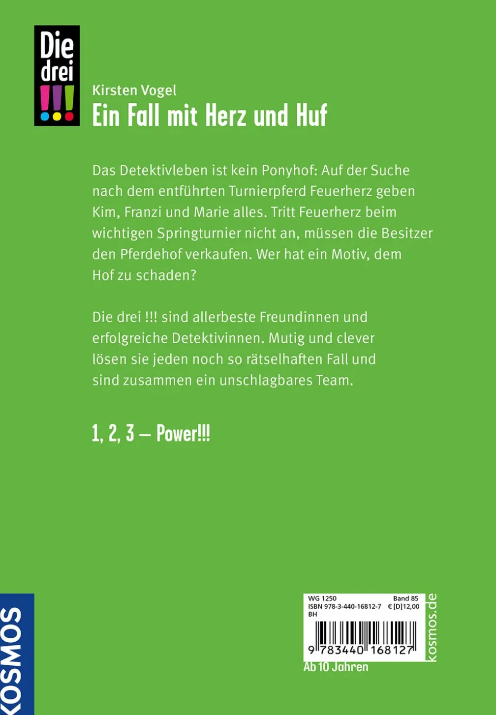 Die drei !!!, 85, Ein Fall mit Herz und Huf