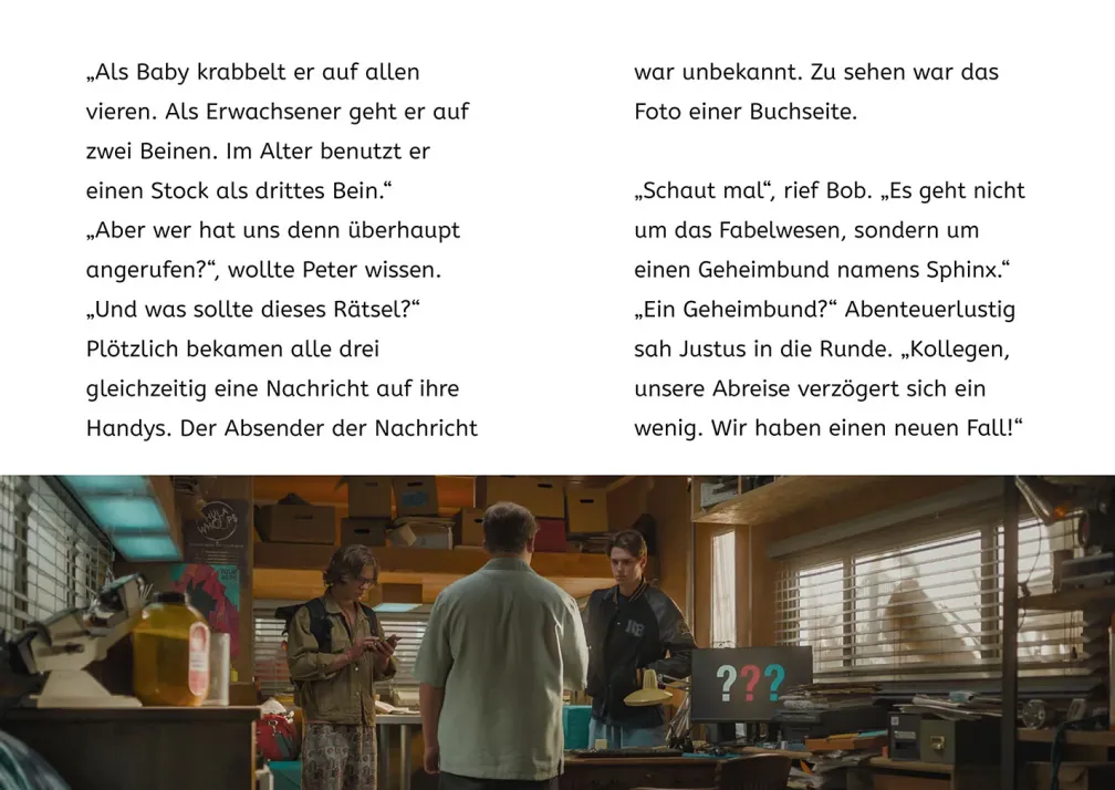 Die drei ??? Erstlese-Buch zum Film, 2. Klasse, Toteninsel