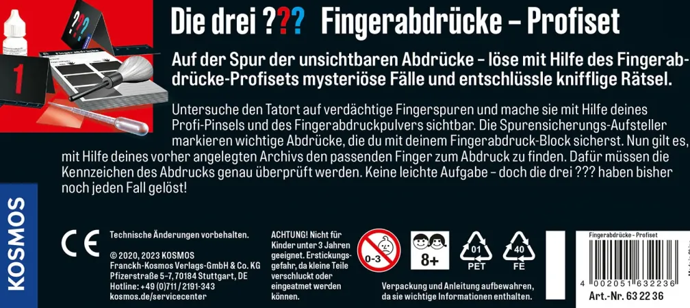 Die drei ??? - Fingerabdrücke - Profiset