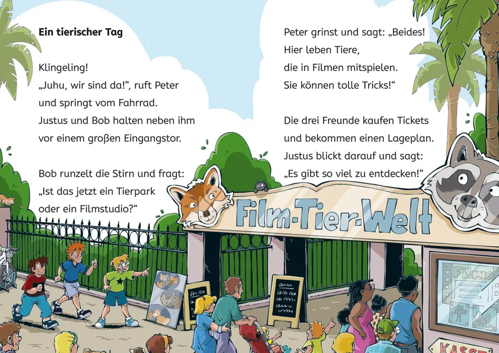 Die drei ??? Kids, Bücherhelden 1. Klasse, Diebe im Tierpark