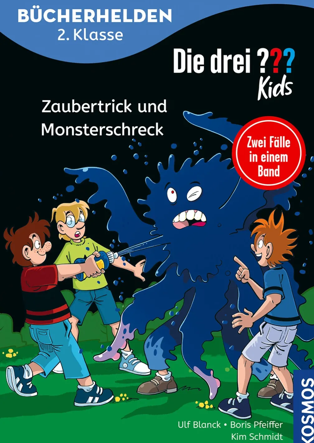 Die drei ??? Kids, Bücherhelden 2. Klasse, Doppelband 1, Zaubertrick und Monsterschreck