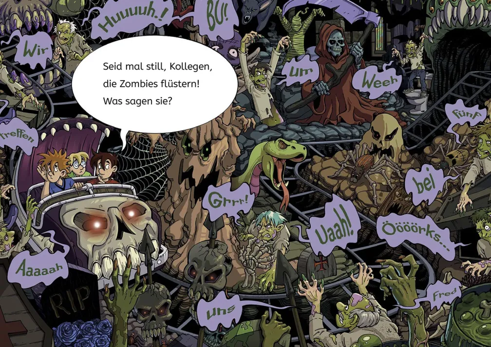 Die drei ??? Kids, Bücherhelden 1. Klasse, Vorsicht, Zombies!