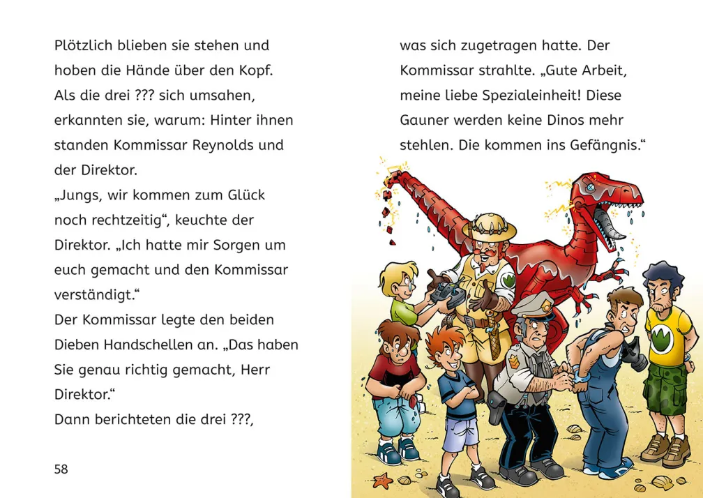 Die drei ??? Kids, Bücherhelden 2. Klasse, Achtung, Dinos!