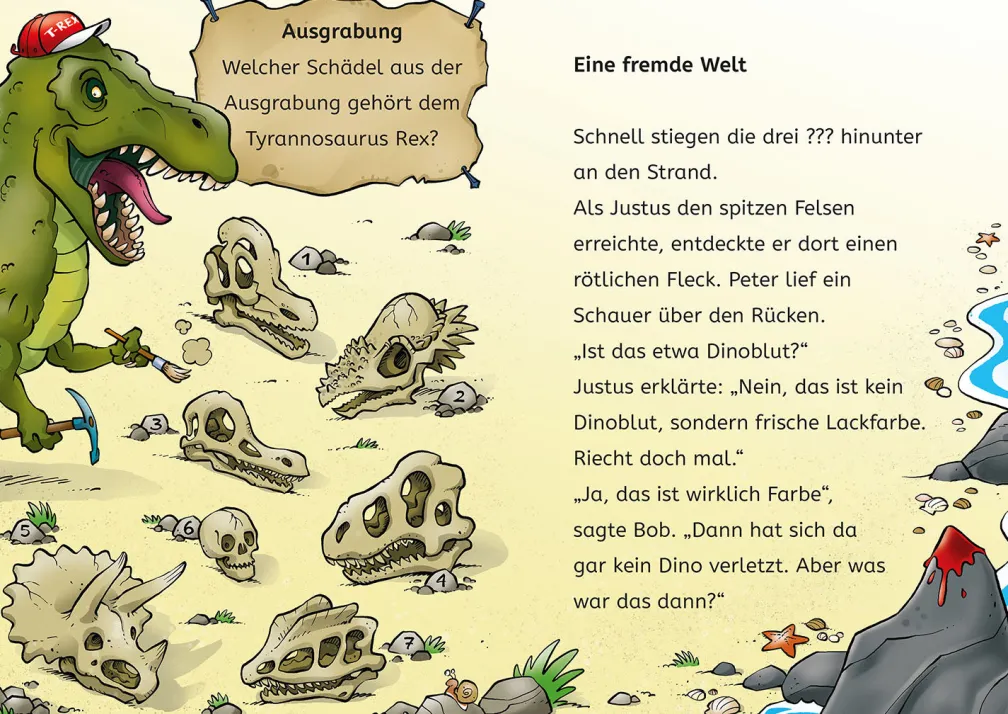 Die drei ??? Kids, Bücherhelden 2. Klasse, Achtung, Dinos!
