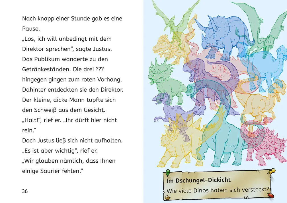 Die drei ??? Kids, Bücherhelden 2. Klasse, Achtung, Dinos!