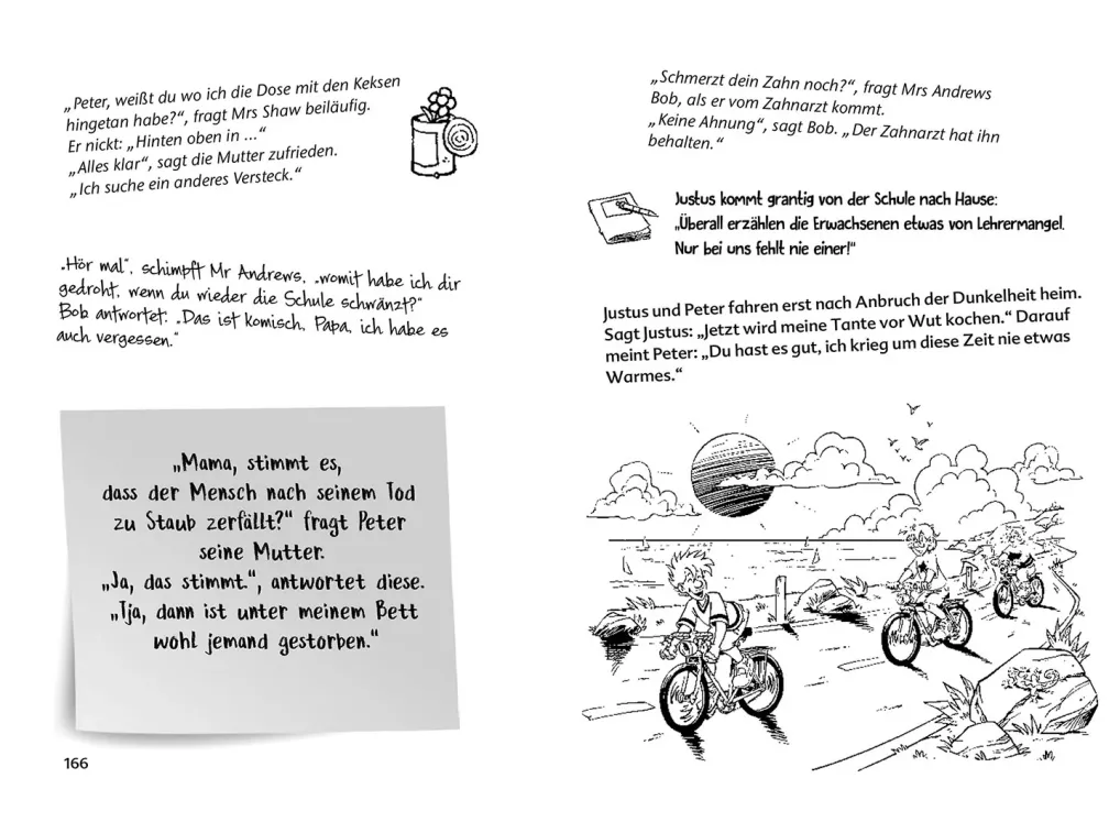 Die drei ??? Kids, Schülerwitze