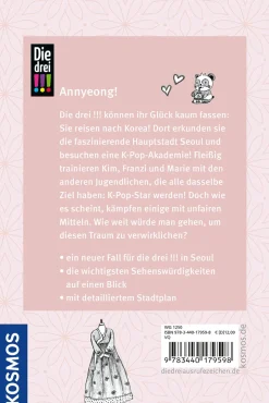Die drei !!!, Krimi, K-Pop und ganz viel Korea
