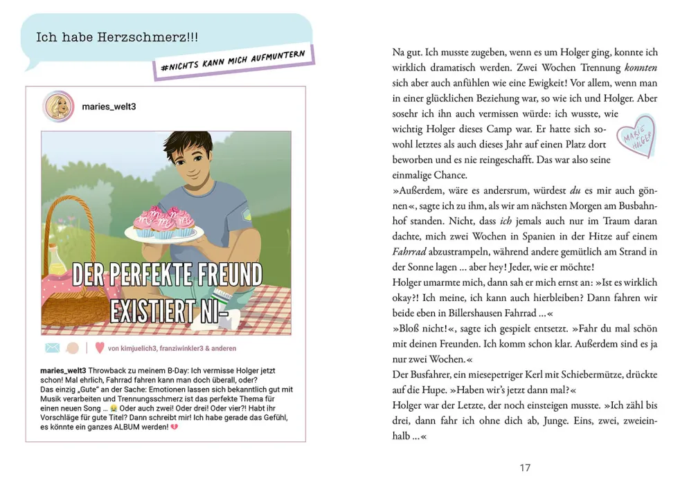 Die drei !!!, Maries Channel, #Achtung_Liebesbetrug!