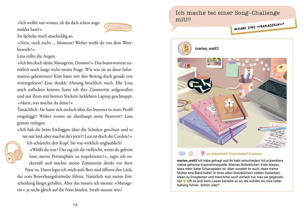 Die drei !!!, Maries Channel, #endlich_online