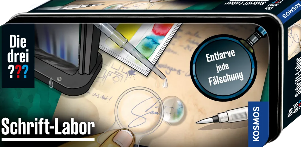 Die drei ??? Schrift-Labor