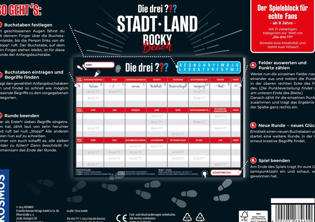 Die drei ???: Stadt – Land – Rocky Beach