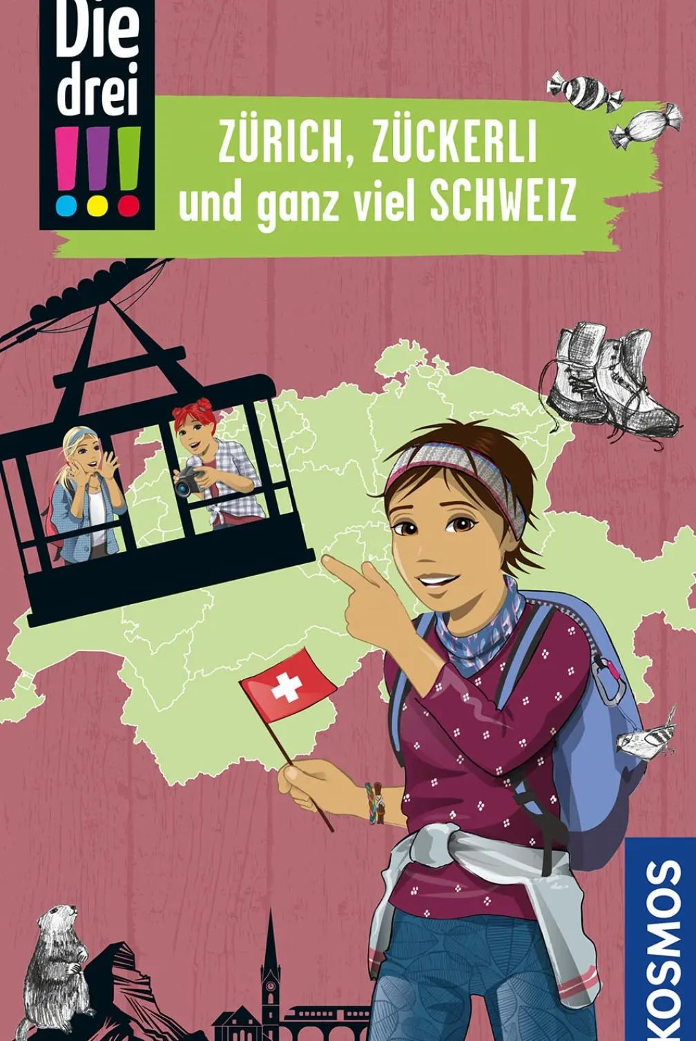 Die drei !!!, Zürich, Zückerli und ganz viel Schweiz