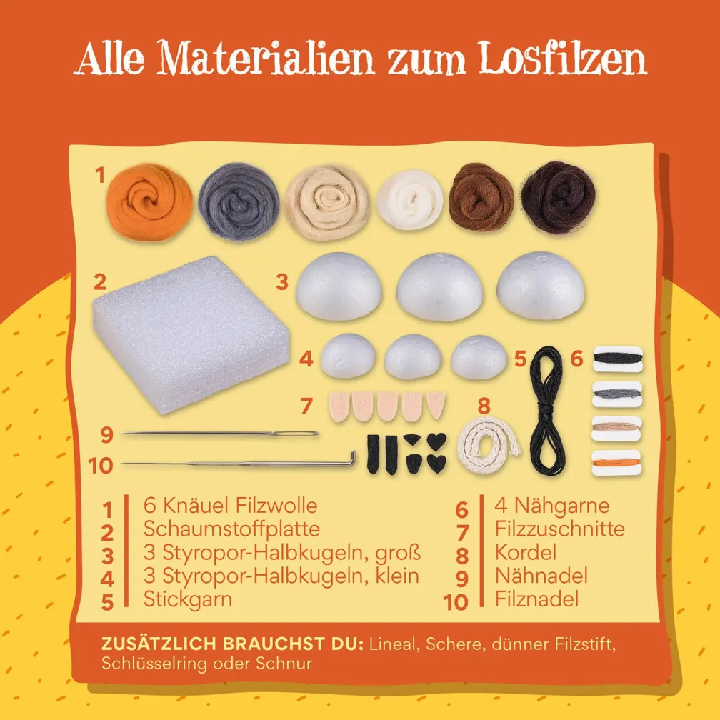 Die Schule der magischen Tiere - Tiere filzen