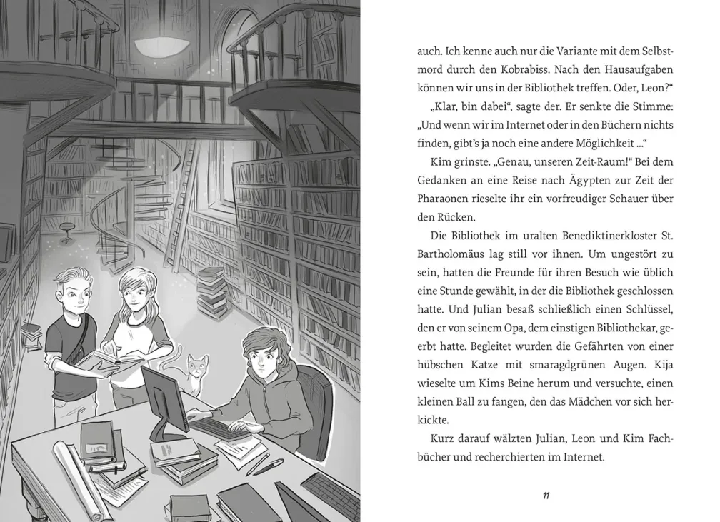 Die Zeitdetektive, 1, Kleopatra und der Biss der Kobra