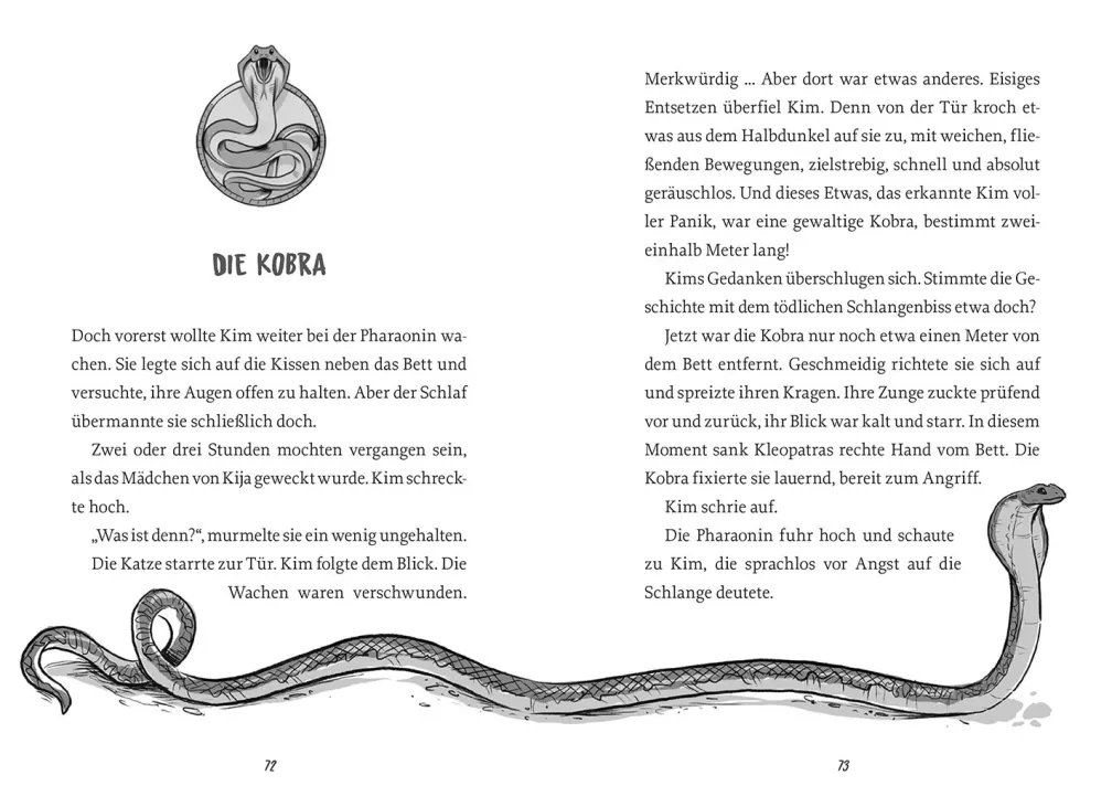 Die Zeitdetektive, 1, Kleopatra und der Biss der Kobra