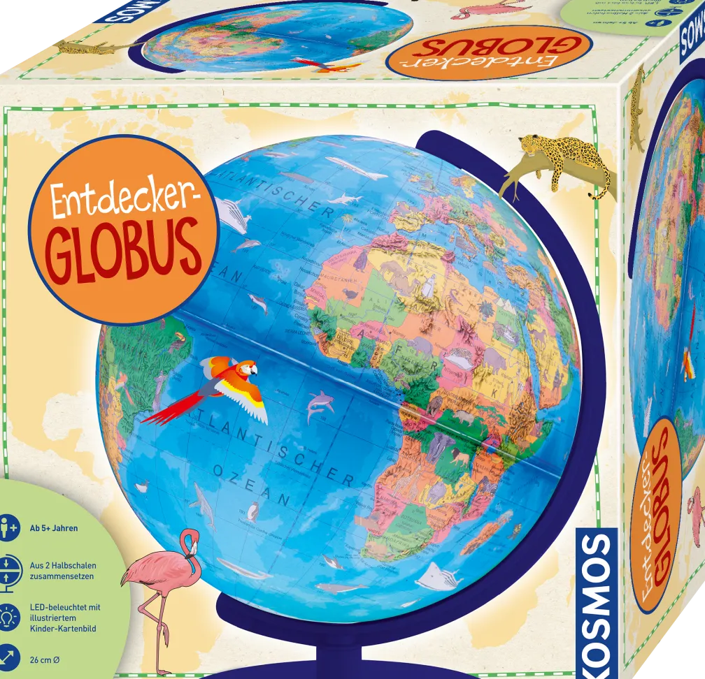 Entdecker-Globus (Selbstmontage)
