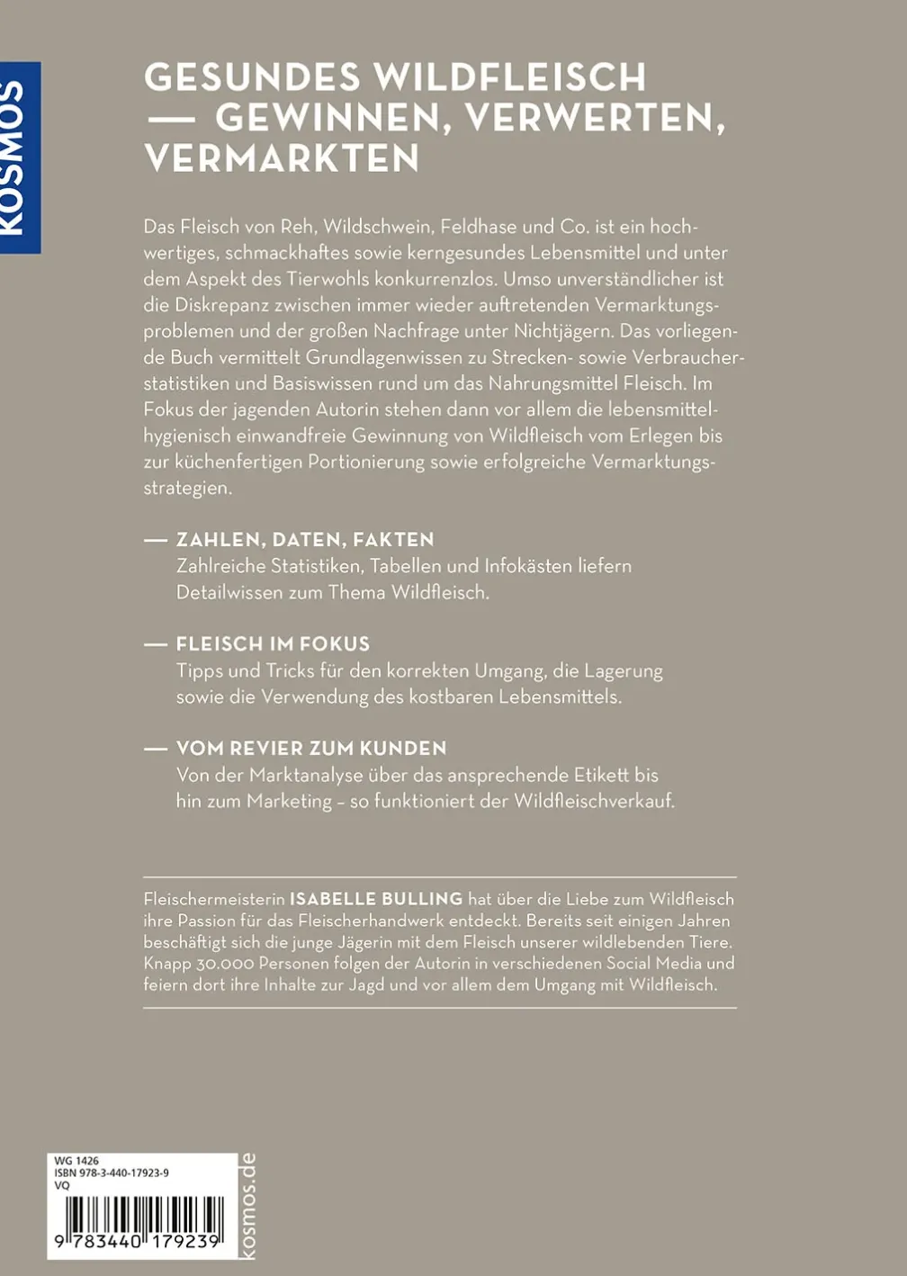 Erlegen – versorgen – vermarkten