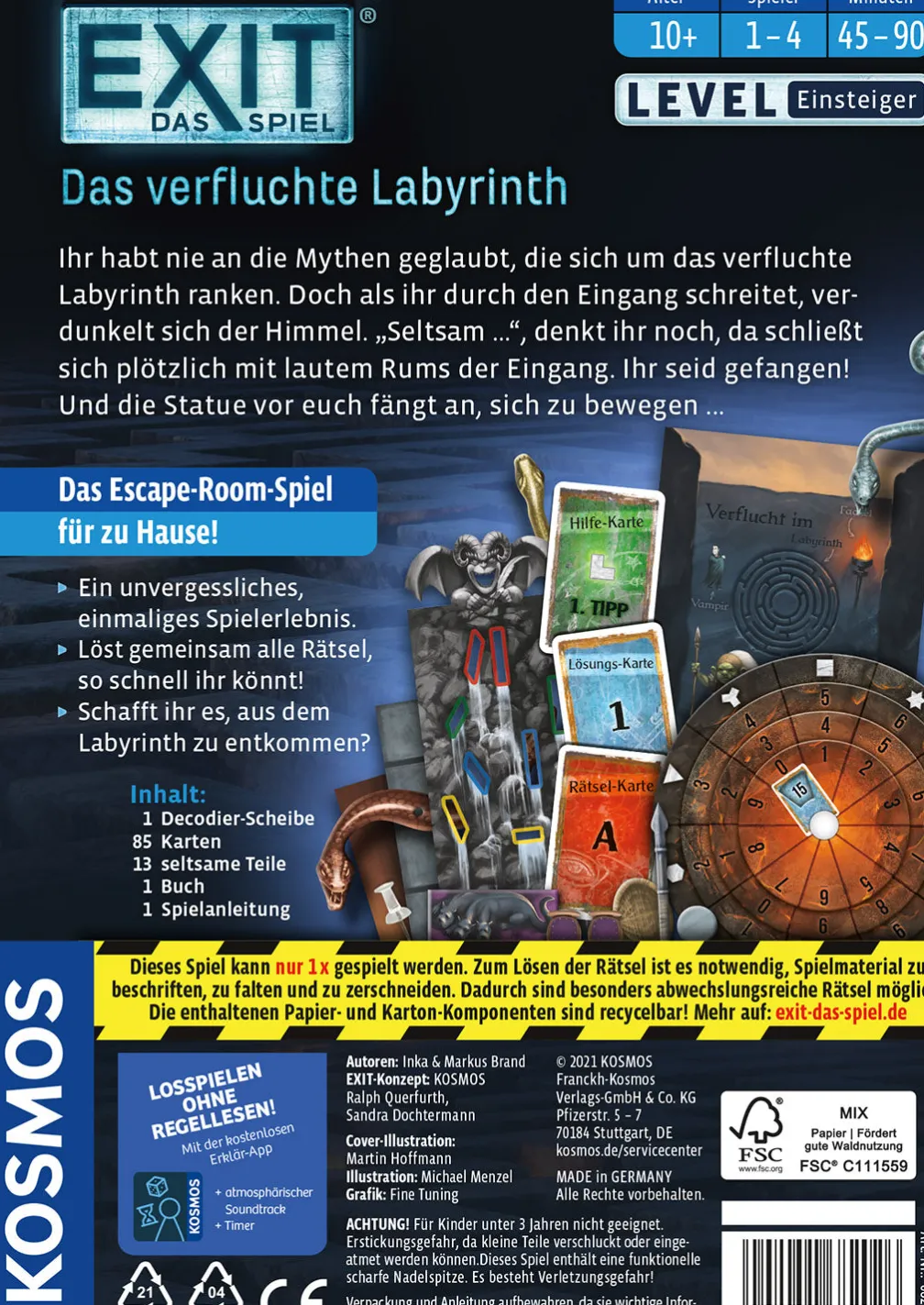 EXIT® - Das Spiel: Das verfluchte Labyrinth