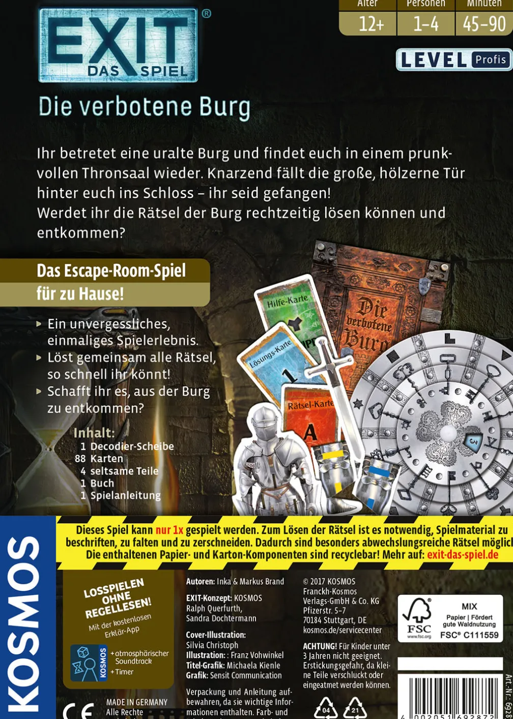 EXIT® - Das Spiel: Die verbotene Burg
