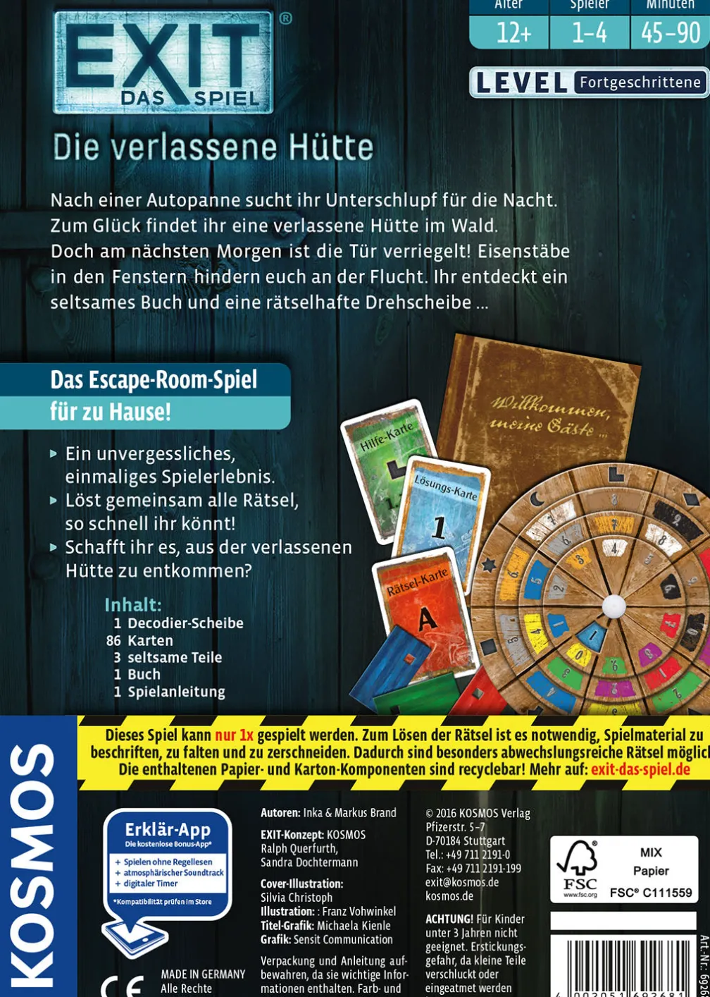 EXIT® - Das Spiel: Die verlassene Hütte