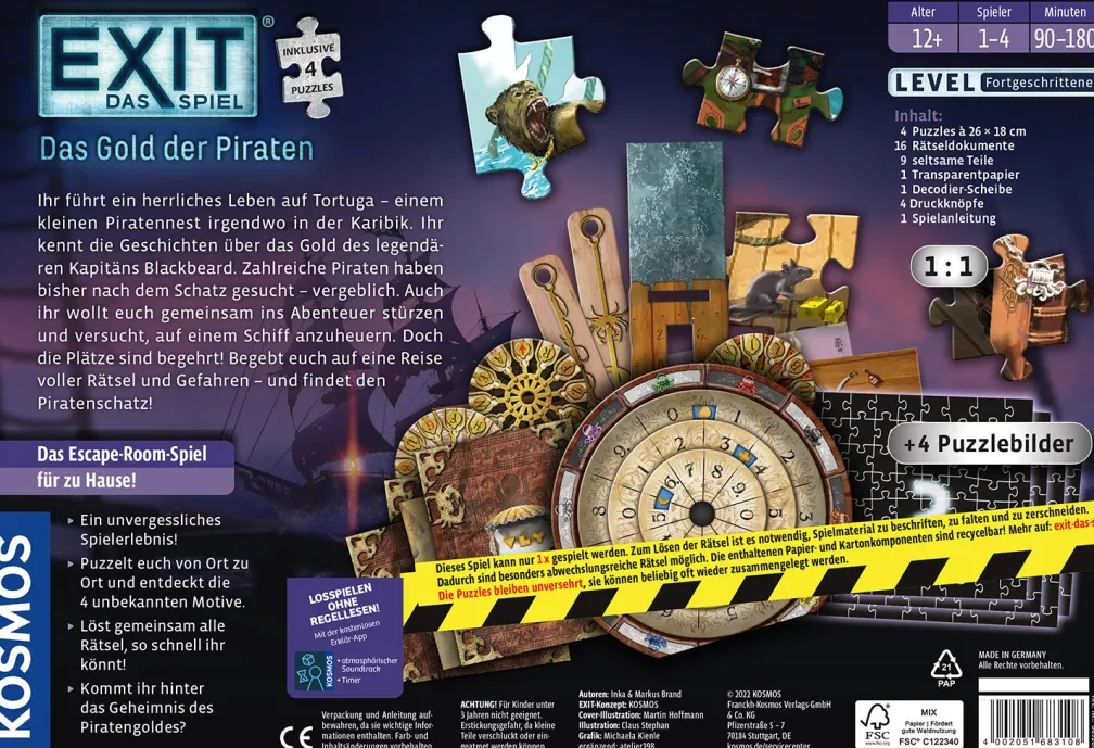 EXIT®-Das Spiel+Puzzle Das Gold der Piraten
