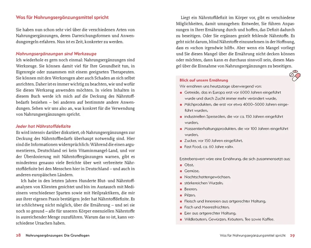 Faktencheck Nahrungsergänzungsmittel