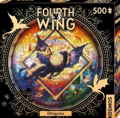 Fourth Wing Puzzle - Dragons