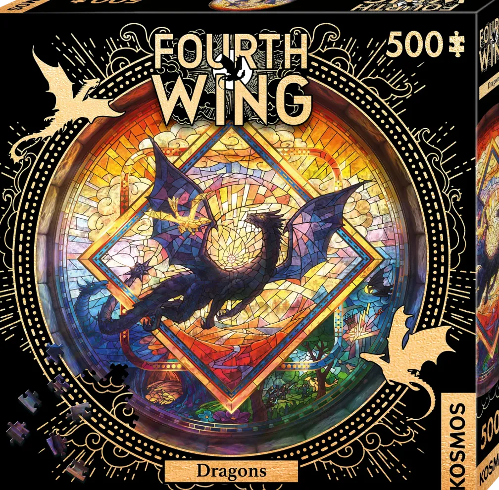 Fourth Wing Puzzle - Dragons