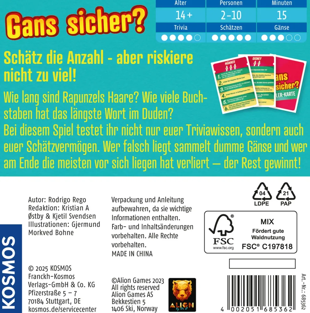 Gans sicher?