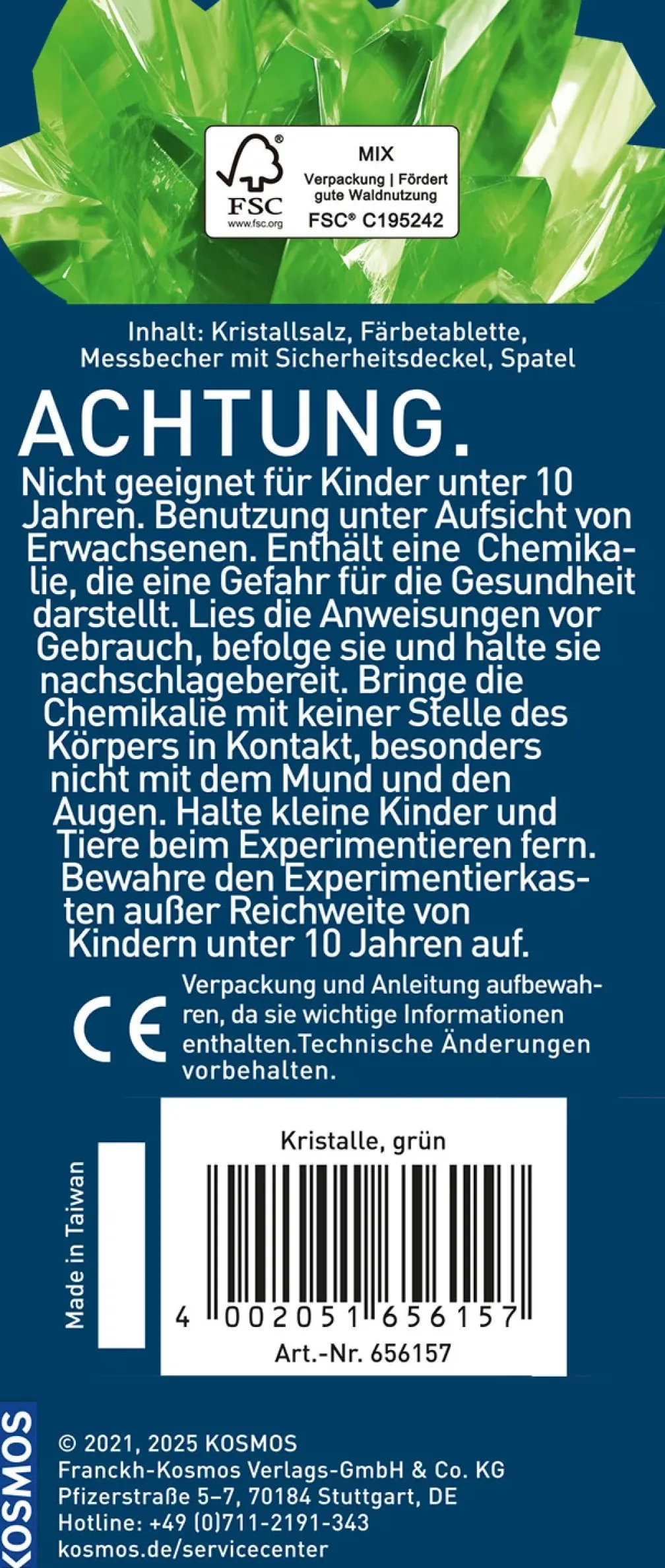 Grüne Kristalle