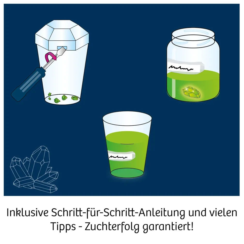 Grüne Kristalle