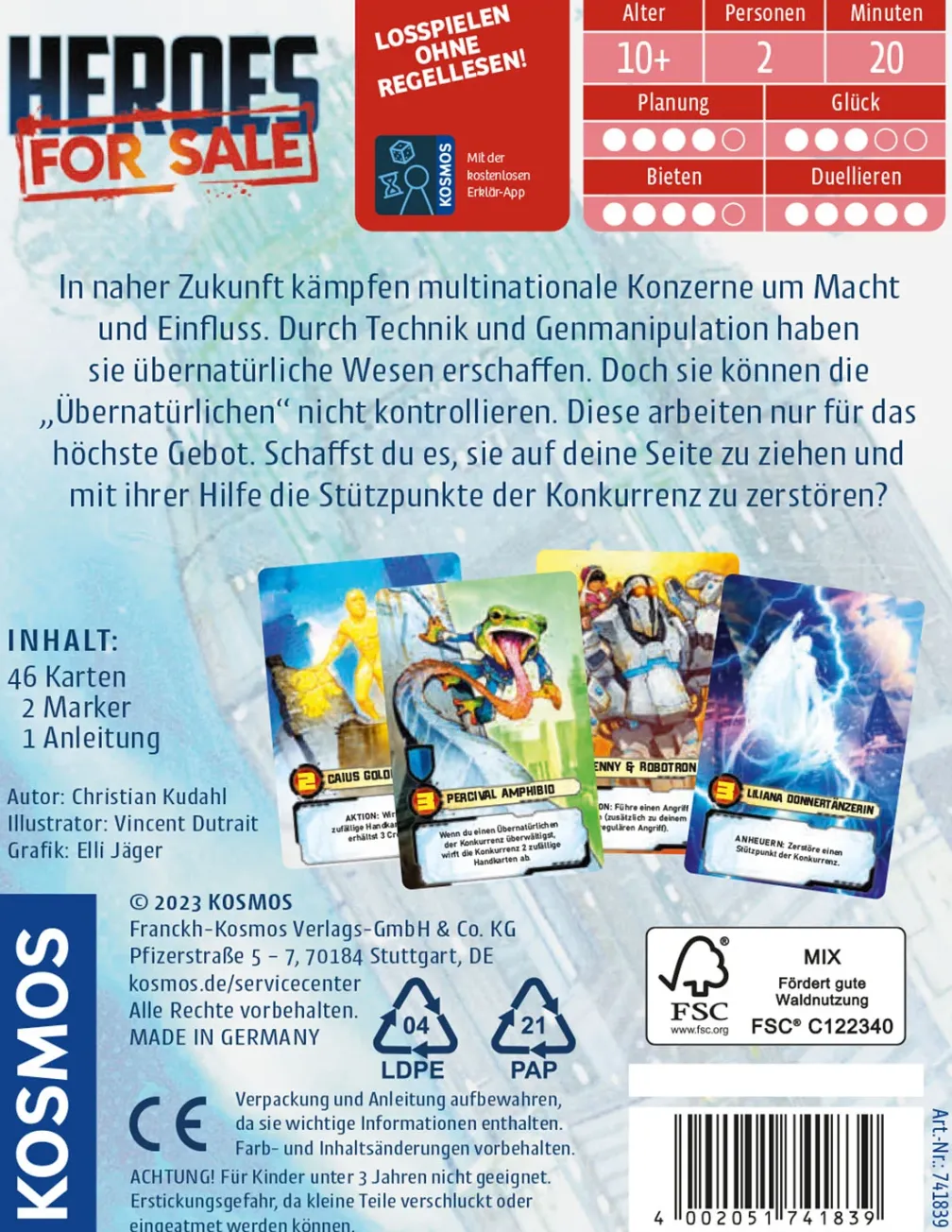 Heroes for sale