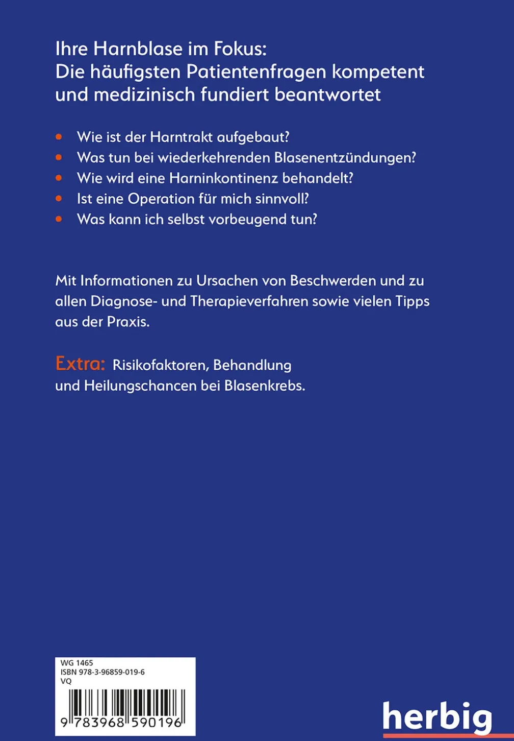 In der Sprechstunde: Harnblase; Verstehen - behandeln - heilen