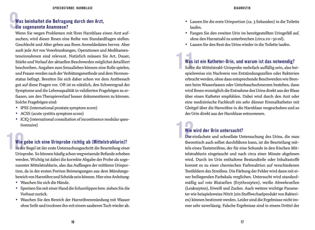 In der Sprechstunde: Harnblase; Verstehen - behandeln - heilen